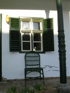 Feel history on traditional balcony called "tornac"