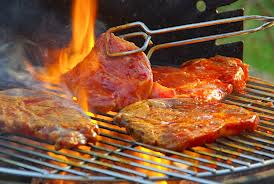 Grilled steaks