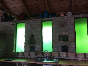 Kitchen area in the Forest house 